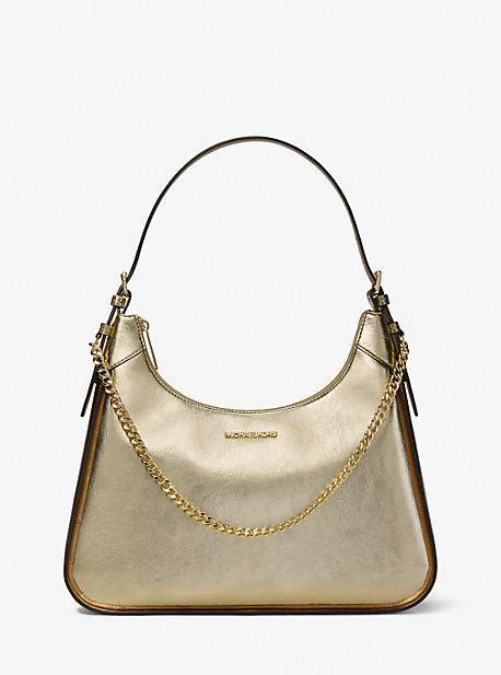 michael michael kors georgie gold|Michael Kors gold wilma large.